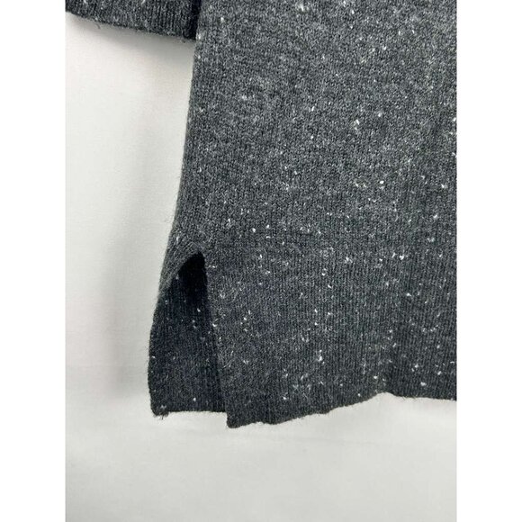 Madewell Women's S Wool Blend Black Confetti Knit Classic Open Cardigan Sweater - Picture 8 of 9